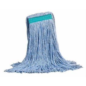 Alternative view of M2 Professional Swipe Cut-End Mop - Narrow Band - Blue - 20 oz