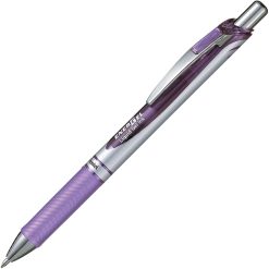 Alternative view of EnerGel Retractable Gel Roller, (0.7mm) Metal Tip, Lilac Ink