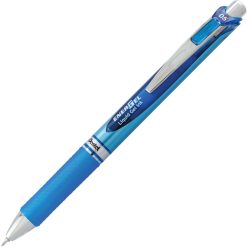 EnerGel Retractable Liquid Gel Pen, (0.5mm) Needle Tip, Blue Ink