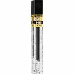 Super Hi-Polymer Lead Refill (1.3mm), HB, 8 Leads per Tube, Extra Thick Lead-8 / Tube