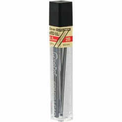 Hi-Polymer Super Lead Refill (0.5mm), 2B, 12 Leads per Tube