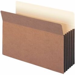 Smead TUFF Straight Tab Cut Legal Recycled File Pocket-10 / Box