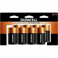 Alternative view of Duracell Coppertop Alkaline D Batteries - 8 / Pack