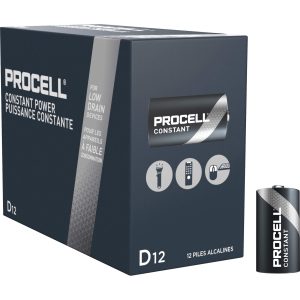 Procell by Duracell Alkaline D Batteries - 12 / Box