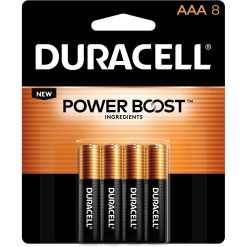 Alternative view of Duracell Coppertop Alkaline AAA Batteries - 8 / Pack