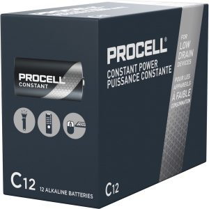 Alternative view of Procell by Duracell Alkaline C Batteries - 12 / Box
