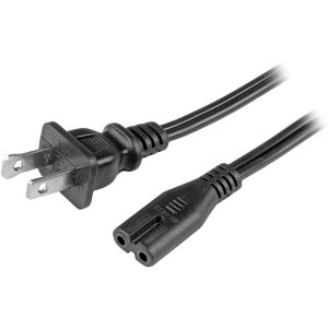 Alternative view of StarTech.com 6ft (2m) Laptop Power Cord, NEMA 1-15P to C7, 7A 125V, 18AWG, Laptop Replacement Power Cord, Power Brick Cable, UL Listed
