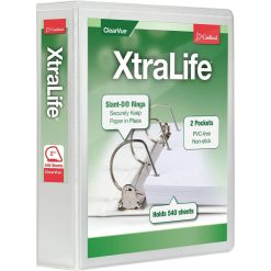 Cardinal? Xtralife ClearVue Locking Slant-D Binder
