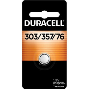 Alternative view of Duracell Button Cell Silver Oxide 1.5V Battery - D303/357