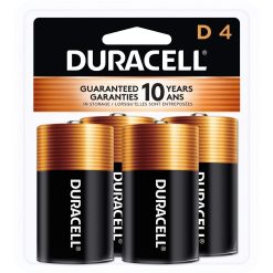 Alternative view of Duracell Coppertop Alkaline D Batteries - 4 / Pack