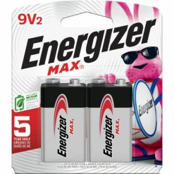 Alternative view of Energizer 9-Volt MAX Alkaline Batteries - Quantity2 / PackProduct TypeBattery