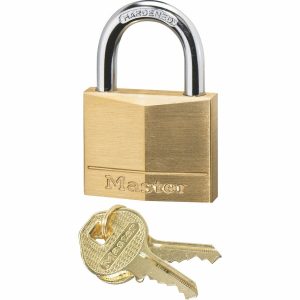 Alternative view of Master Lock Solid Brass Padlock