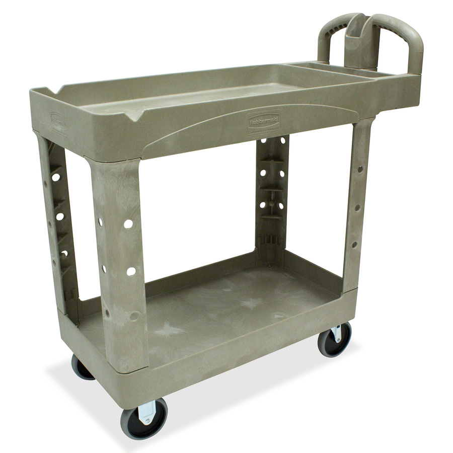 Rubbermaid Commercial Two Shelf Service Cart - Image 2