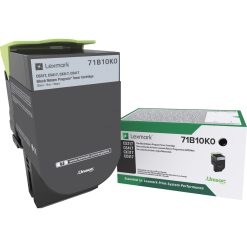 Alternative view of Lexmark Unison Original Laser Toner Cartridge - Black - 1 Each