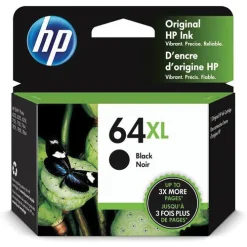 HP 64XL Black High Yield Ink Cartridges