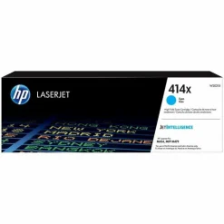 HP 414X Original High Yield Laser Toner Cartridge - Cyan