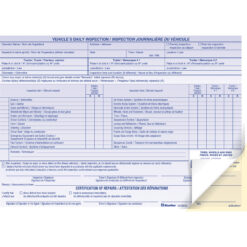 Alternative view of Blueline Vehicle's Daily Inspection Report